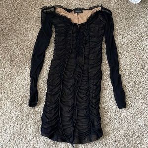 Majorelle Mesh Dress